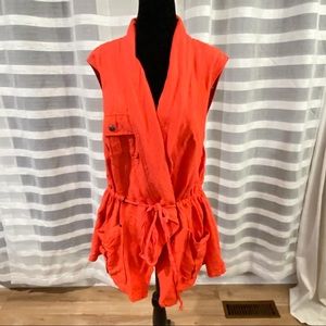 Torrid Drawstring Vest Cardigan Size 3X